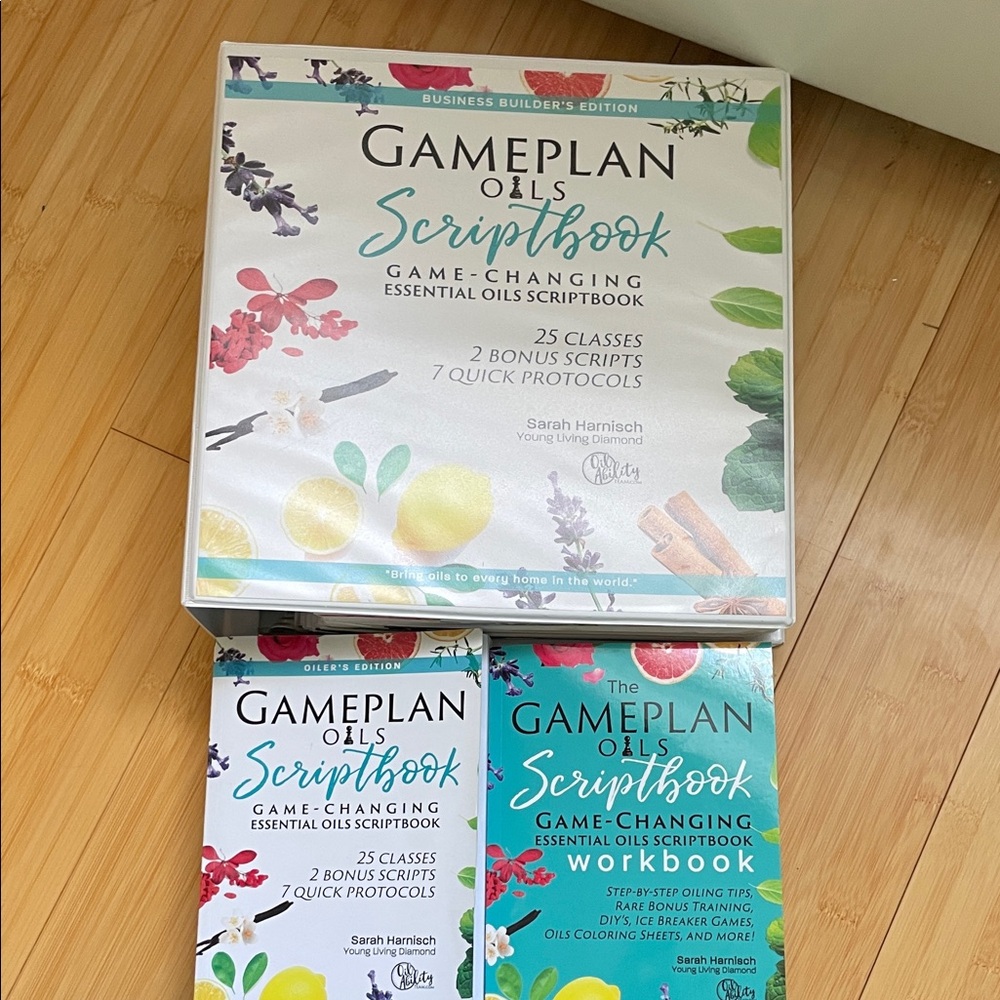 Gameplan Oils Scriptbook Set